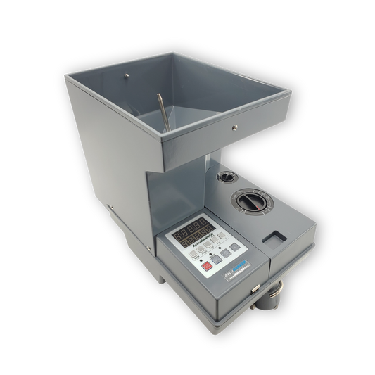 Contadora de monedas AB630 AccuBANKER Vista frontal.webp Contadora de monedas AB630 AccuBANKER Vista frontal