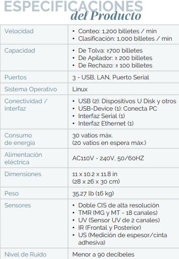 .webp Contadora fitness de Billetes Mixtos AB8500 AccuBANKER