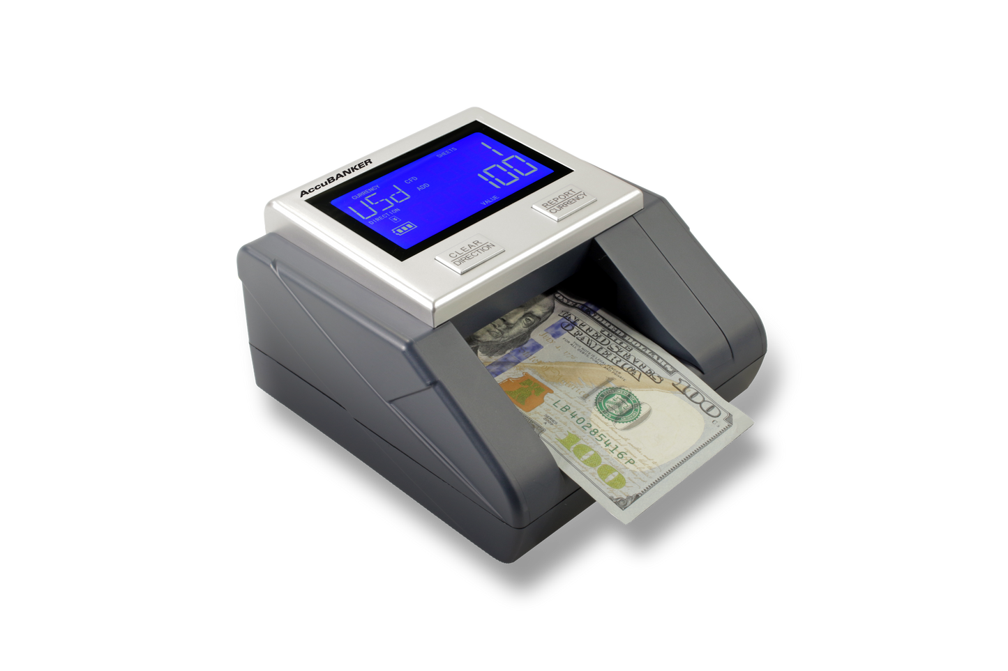 .webp Detectora de Billetes Falsos con Batería Portátil D585 AccuBANKER