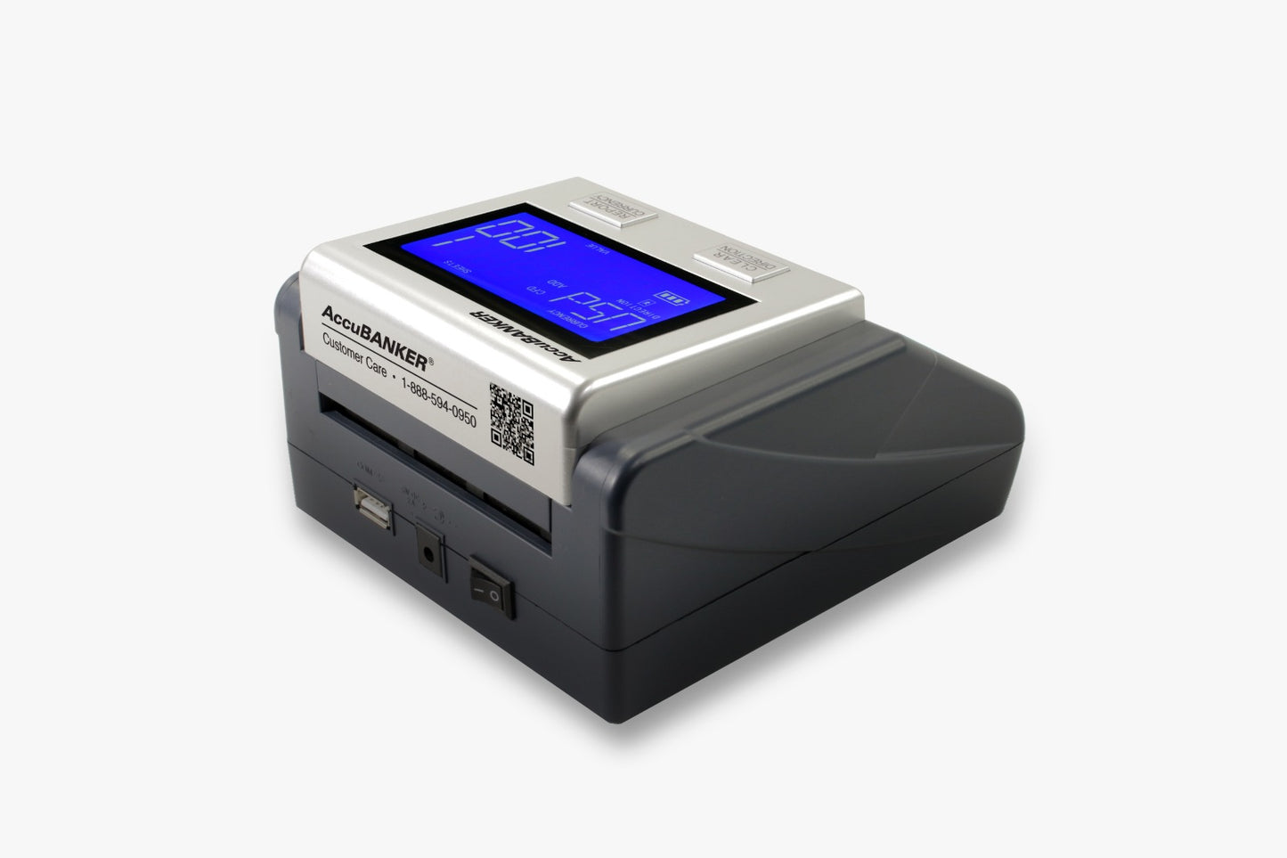 .webp Detector de billetes falsos con batería D585