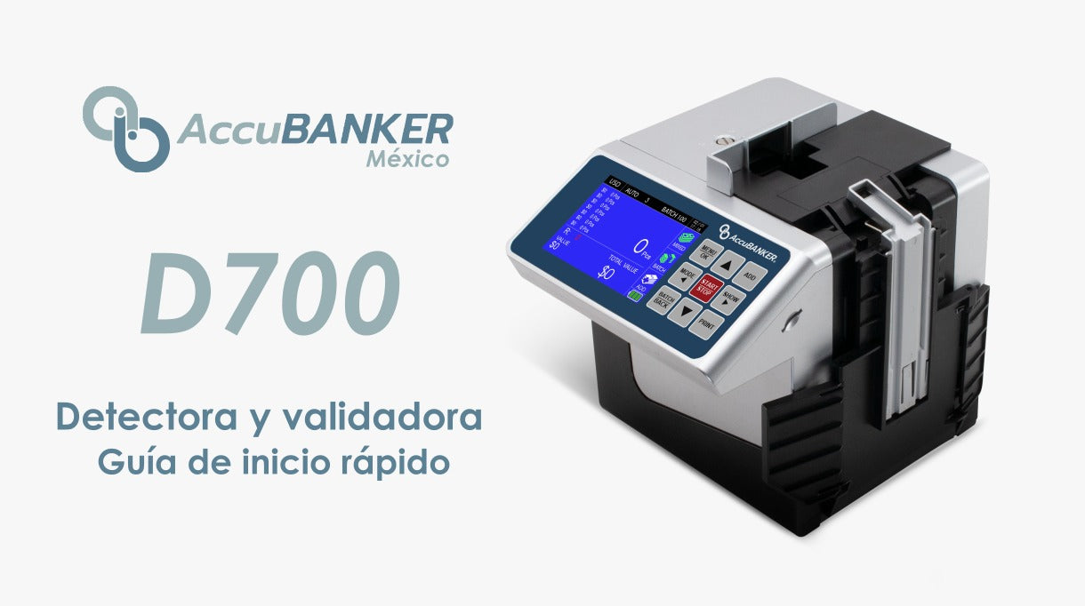 .webp Detectora y validadora D700 Guia de inicio rapido