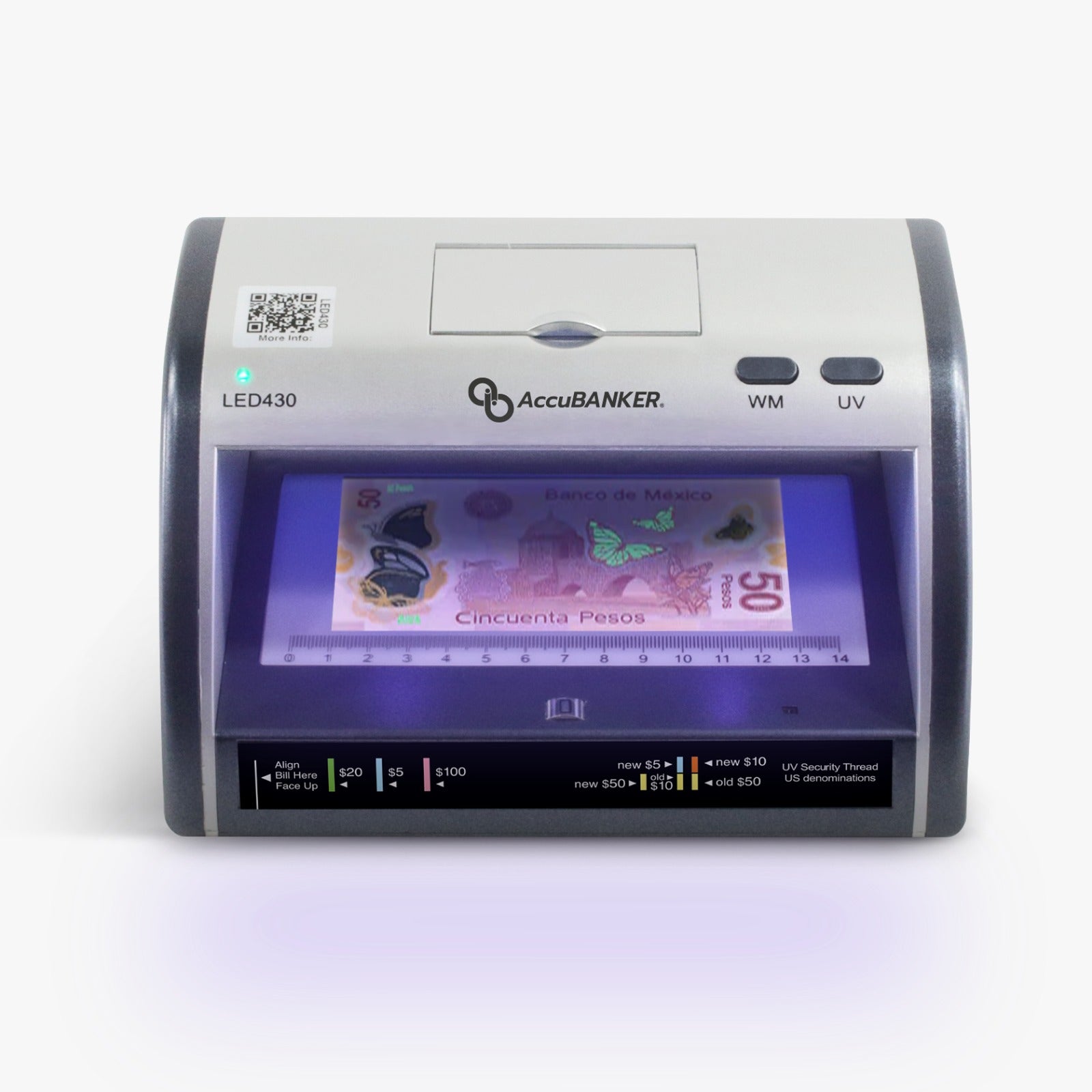 Detectora LED430 vista frontal.webp Detectora LED430 vista frontal