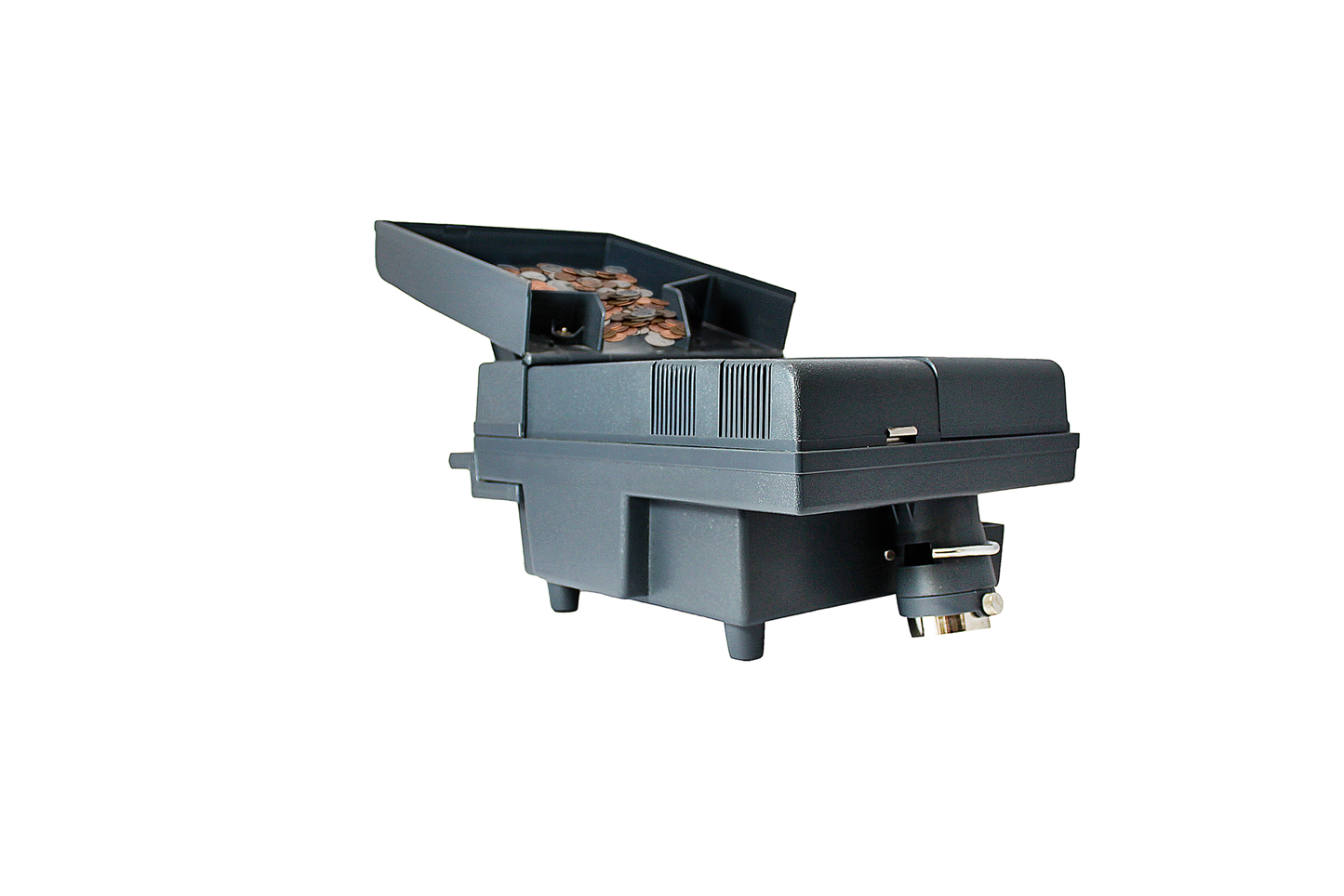 .webp Contadora de monedas AB610 vista diagonal frontal