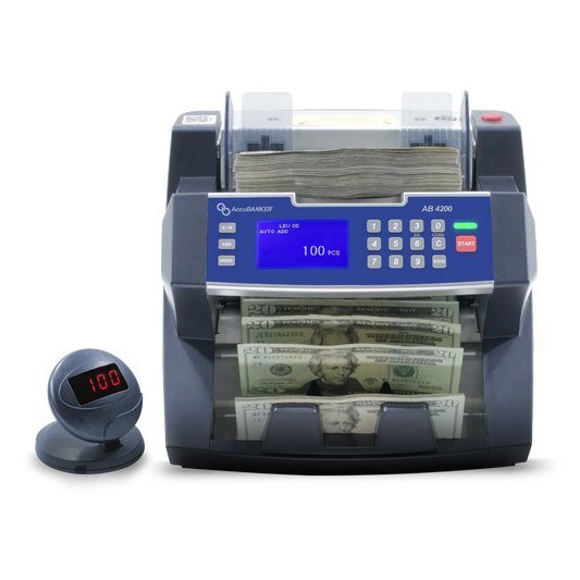 Contadora de billetes de carga pesada AB4200 | AccuBANKER México