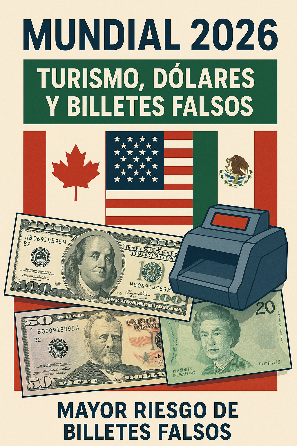 Mundial 2026: Turismo, dólares y billetes falsos — ¿Están listos los negocios en México?