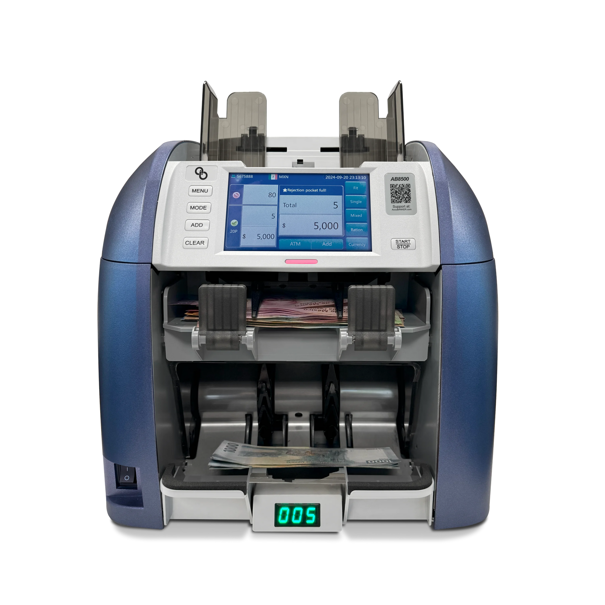 Contadora fitness de Billetes Mixtos AB8500 AccuBANKER