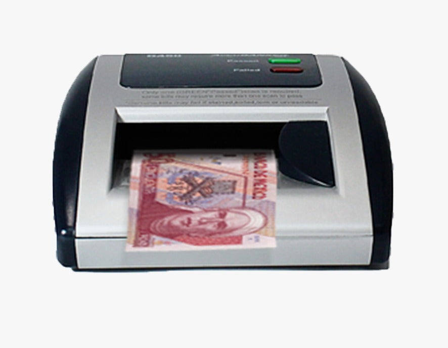 Detector de billetes falsos AccuBANKER D450 vista frontal