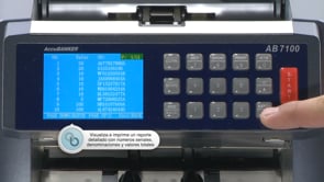 Contadora de Billetes Mixto AB7100 AccuBANKER