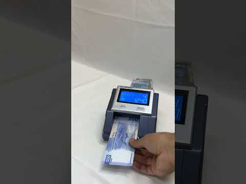Detectora de Billetes Falsos con Batería Portátil D585 AccuBANKER