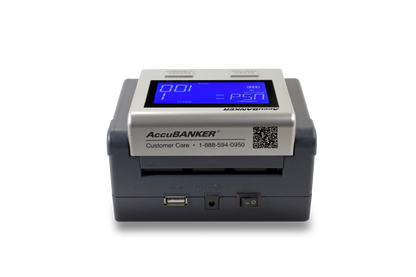 Detector de billetes falsos con batería D585